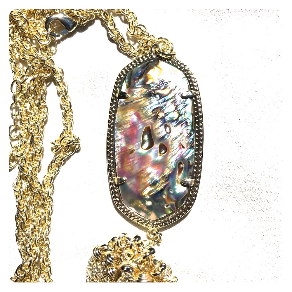 Kendra Scott Abalone Rayne, Gold Plated